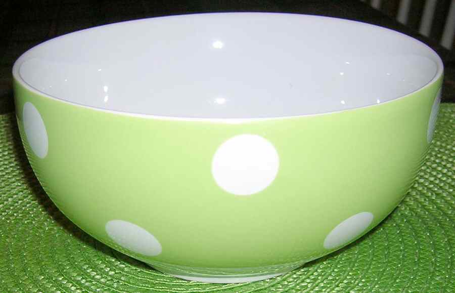 Oceana Green Dots Coupe Cereal Bowl by 222 Fifth (PTS)-1
