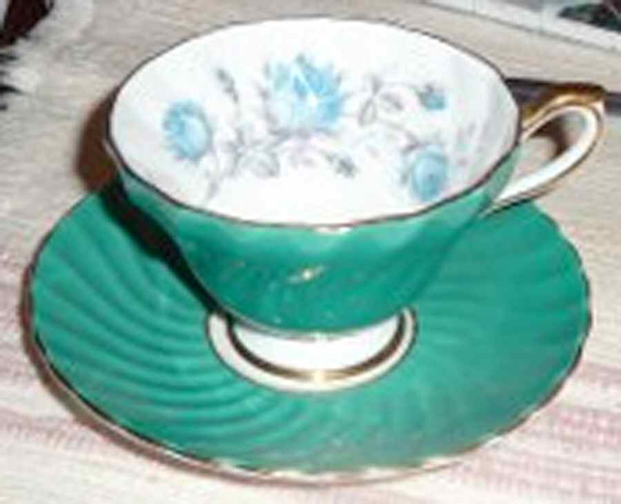 2294 Footed Cup & Saucer Set by John  Aynsley & Sons-1