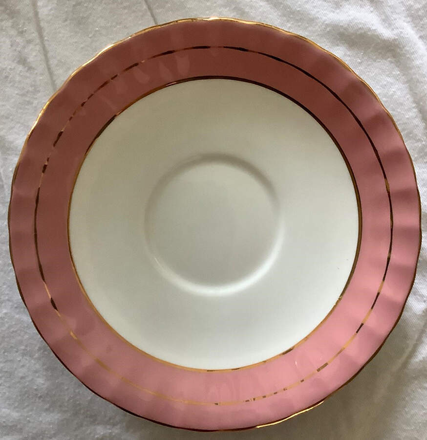 2480 Red (Fruit) Saucer by John  Aynsley & Sons-1