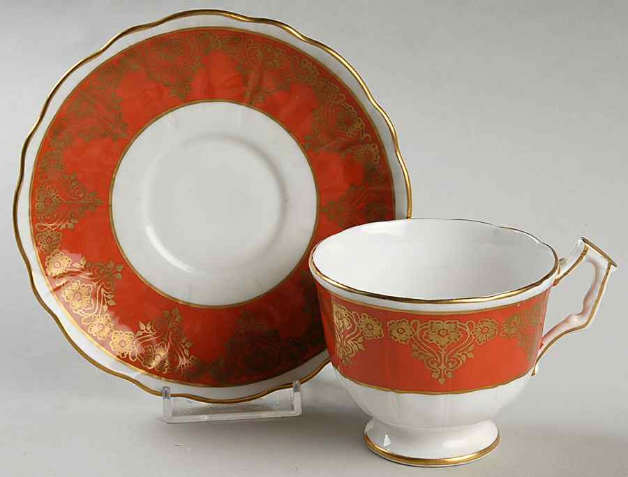 2903 Footed Cup & Saucer Set by John  Aynsley & Sons-1