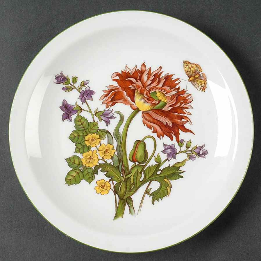 Wild Flowers Salad Plate by Ardalt-1