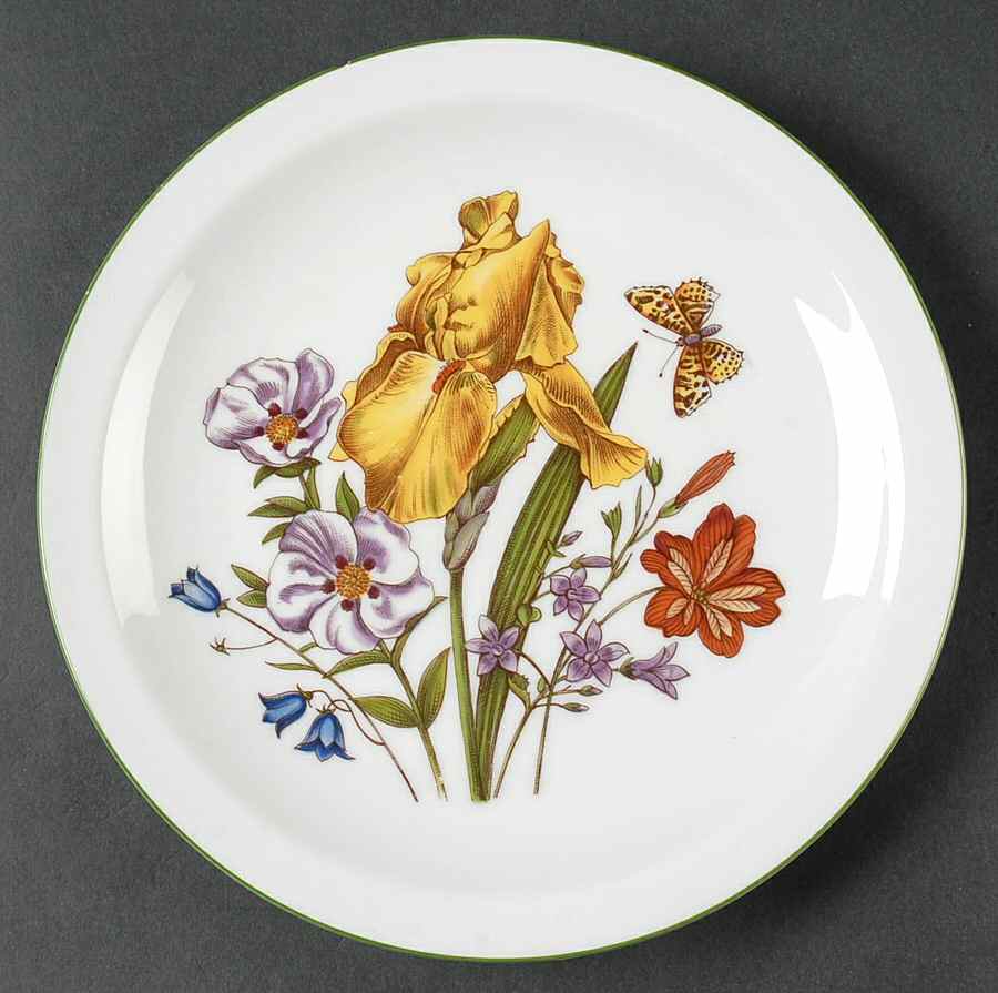 Wild Flowers Salad Plate by Ardalt-1