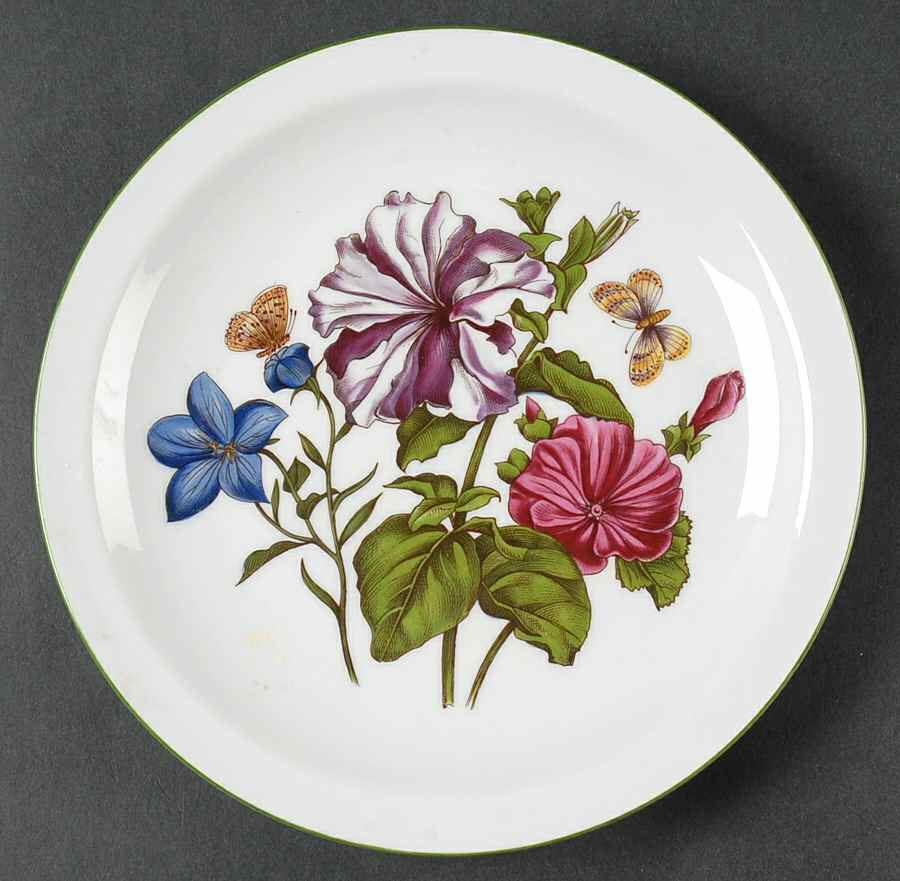 Wild Flowers Salad Plate by Ardalt-1
