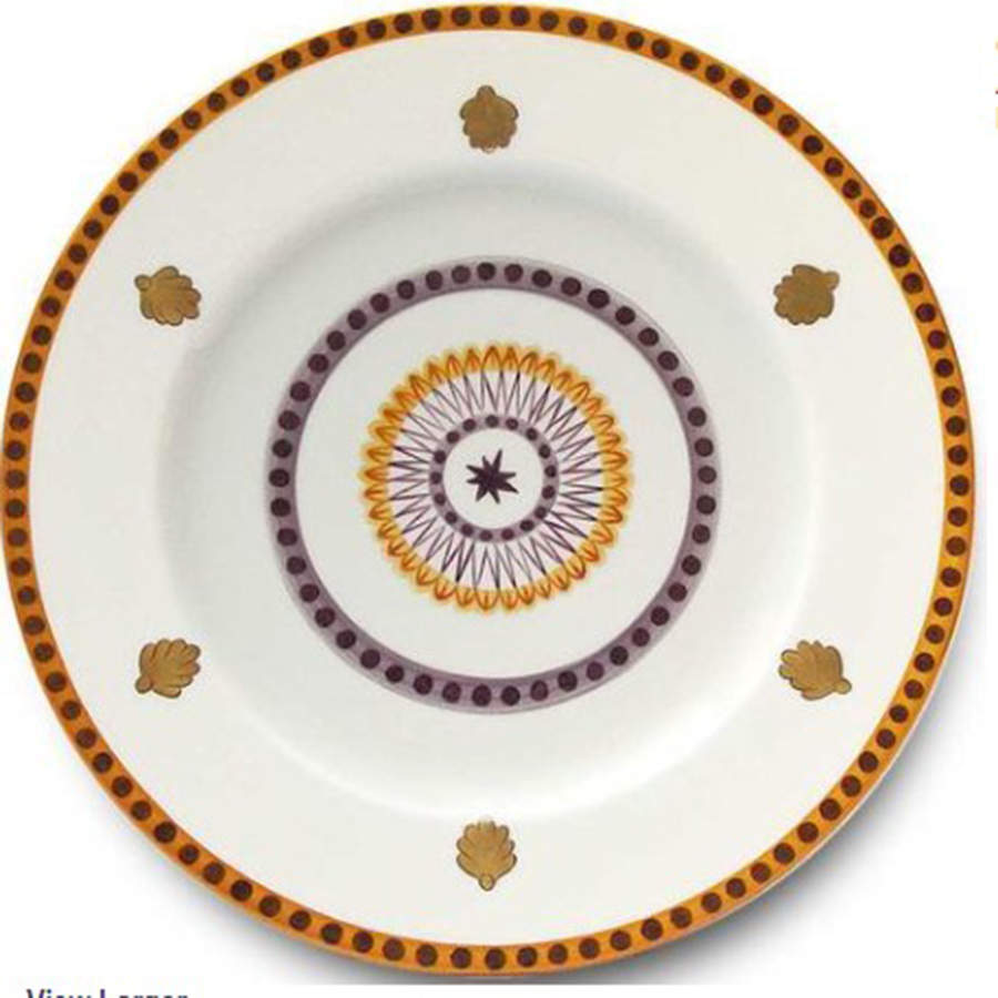 Agra Dinner Plate by Alberto Pinto-1