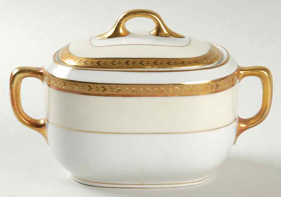 AIH23 Sugar Bowl & Lid by AICH (Czech)-1