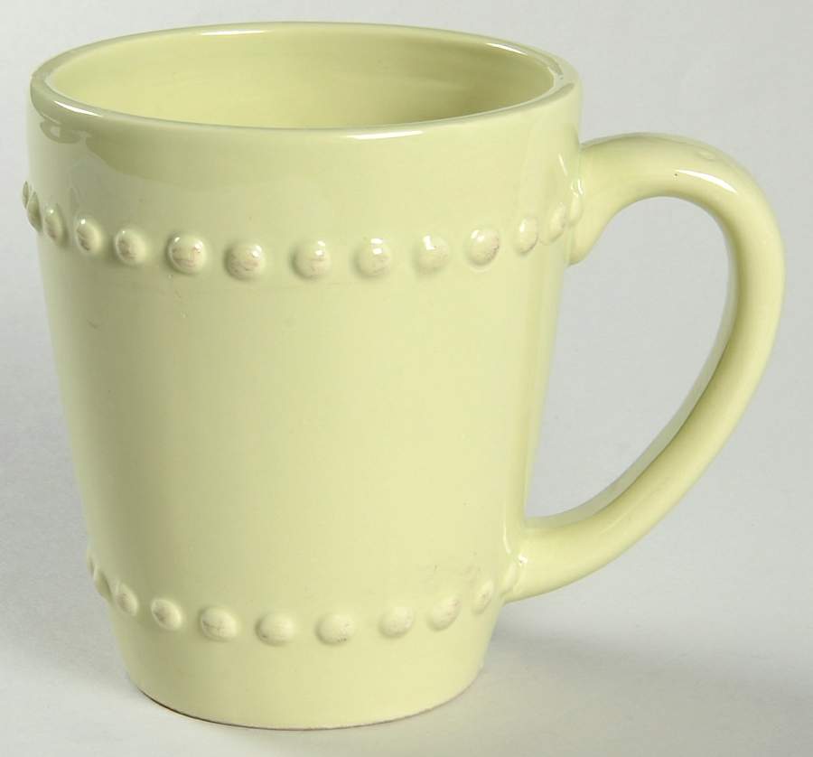 Bianca Bead Verde (Green) Mug by American Atelier-1