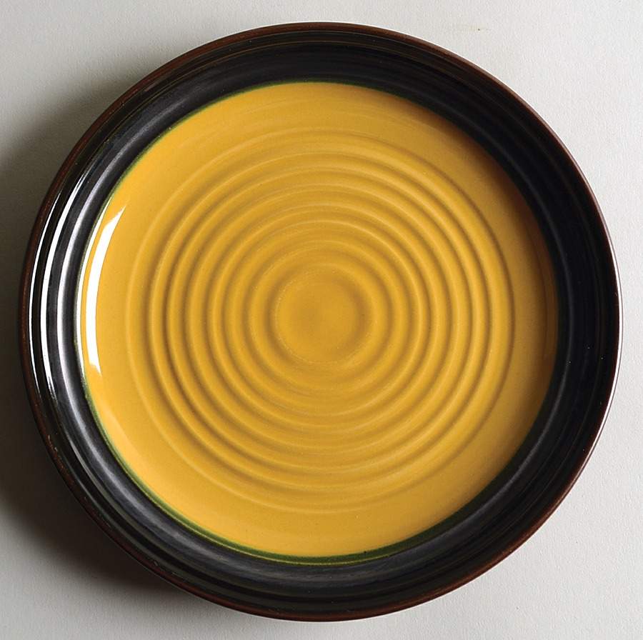 Hudson Yellow Salad Plate by American Atelier-1