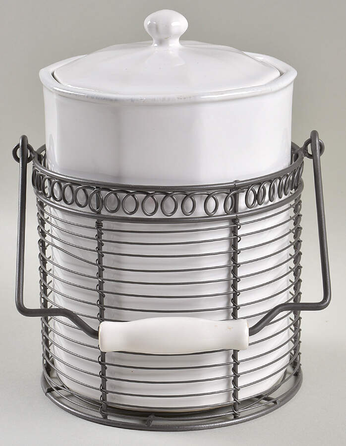Chatham Lane Medium Canister with Wire Holder by American Living-1
