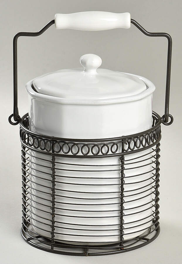 Chatham Lane Small Canister with Wire Holder by American Living-1