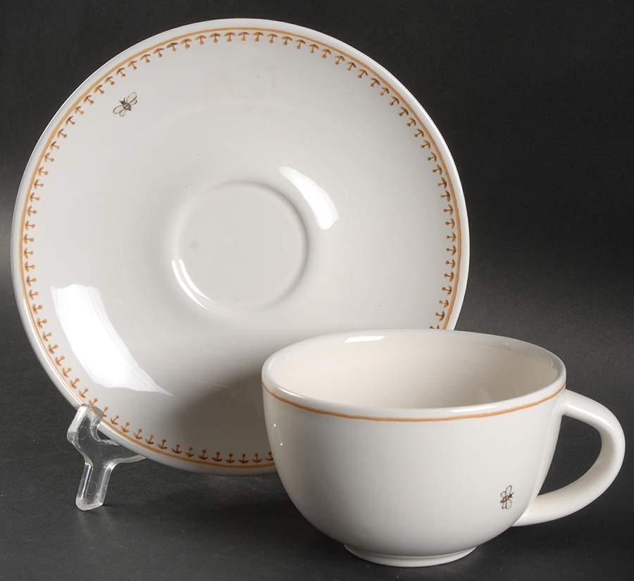 A3R2 Flat Cup & Saucer Set by America Retold-1