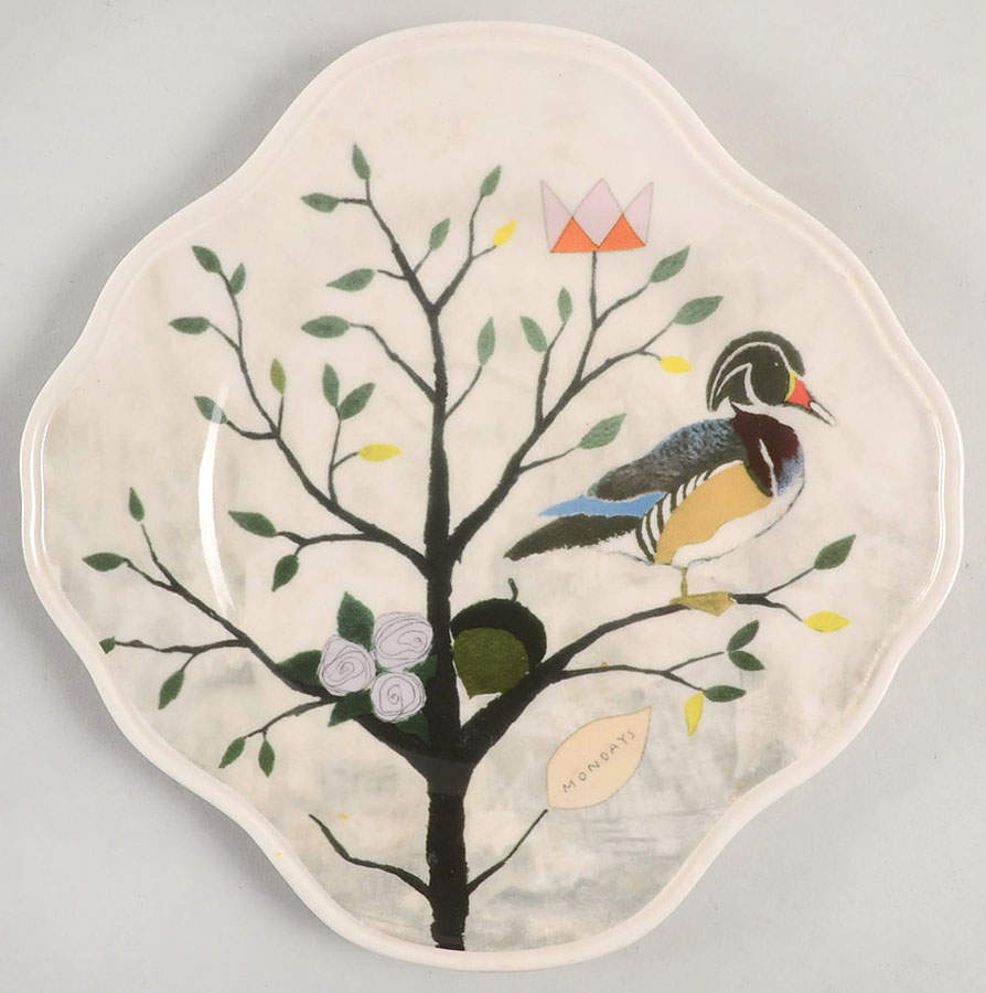 Curious Deciduous Salad Plate by Anthropologie-1