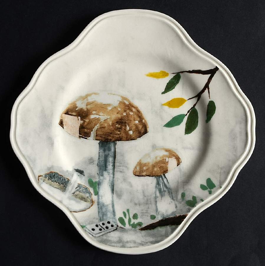 Curious Deciduous Salad Plate by Anthropologie-1