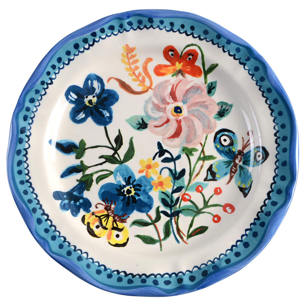 Francophile Dinner Plate by Anthropologie-1