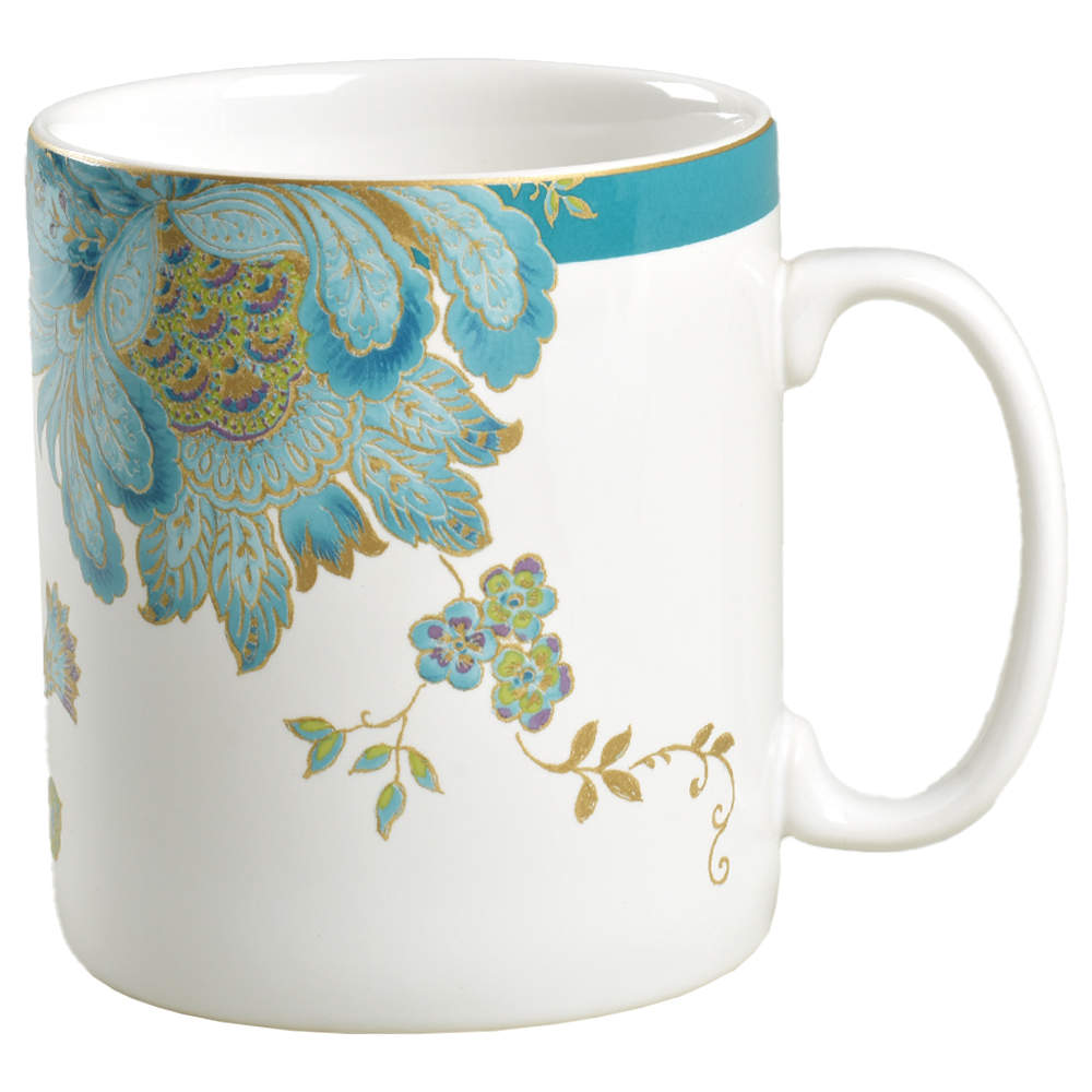 Eliza Teal Jumbo Mug by 222 Fifth (PTS)-1