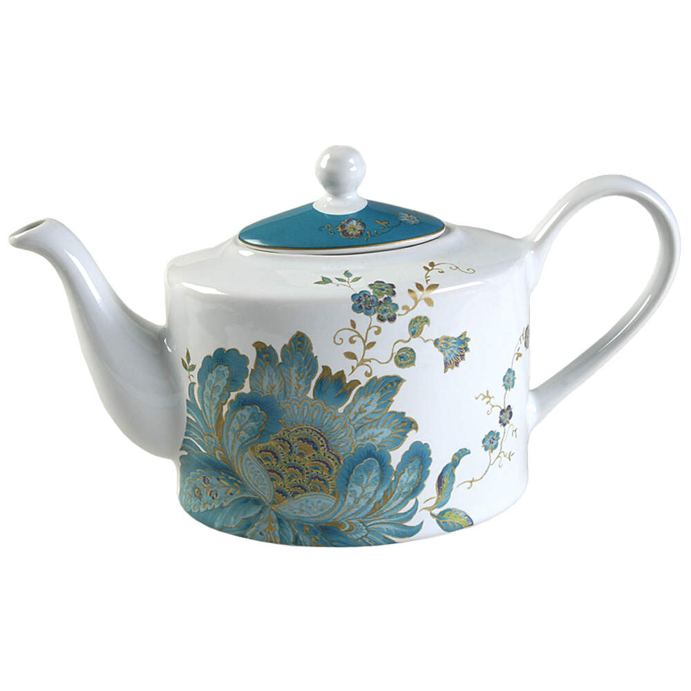 Eliza Teal Teapot & Lid by 222 Fifth (PTS)-1