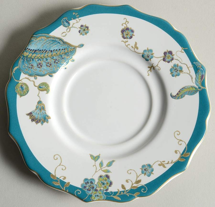 Eliza Teal Saucer by 222 Fifth (PTS)-1