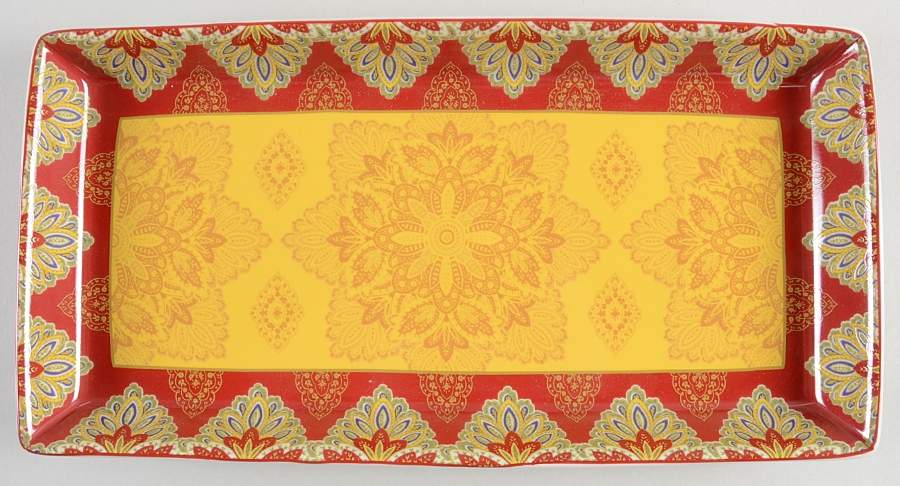 Spice Kingdom 13" Rectangular Tray by 222 Fifth (PTS)-1