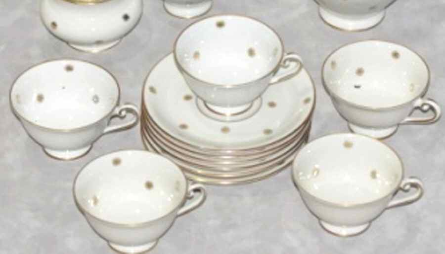 Lido Footed Cup & Saucer Set by Alka-1
