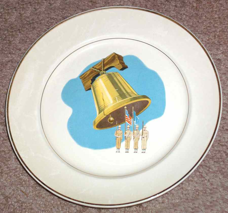 AAU3 Dinner Plate by American Ceramic Ind-1