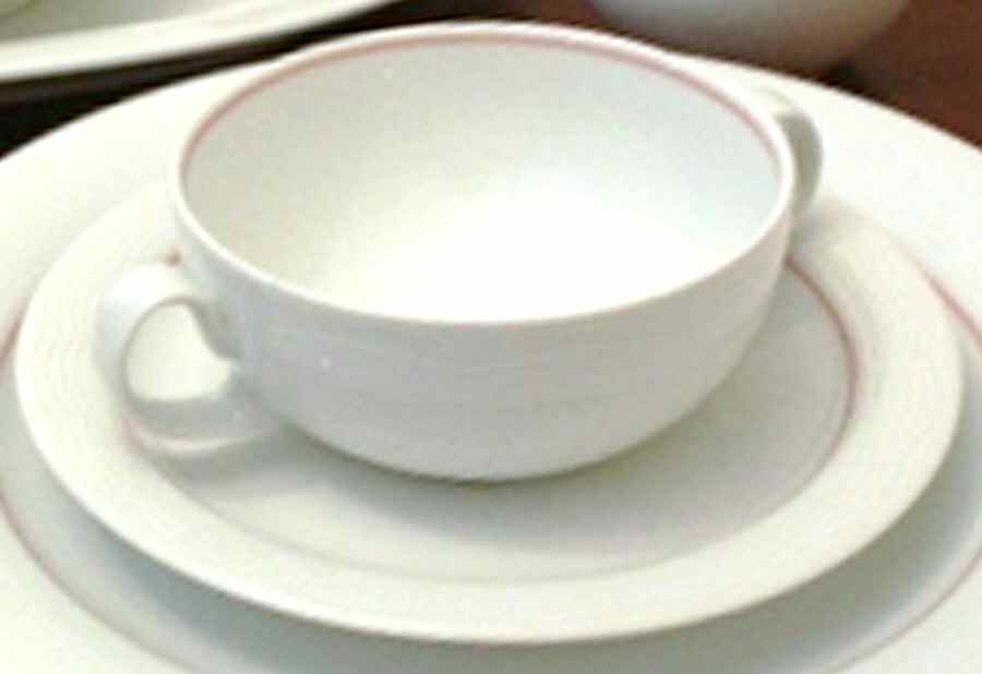 ARZ251 Flat Cream Soup Bowl & Saucer Set by Arzberg-1
