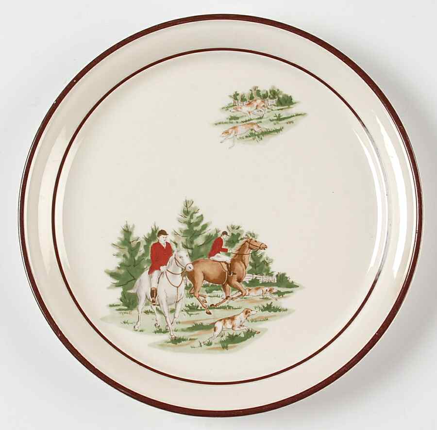 Tally Ho (Smooth) Salad Plate by Arklow-1