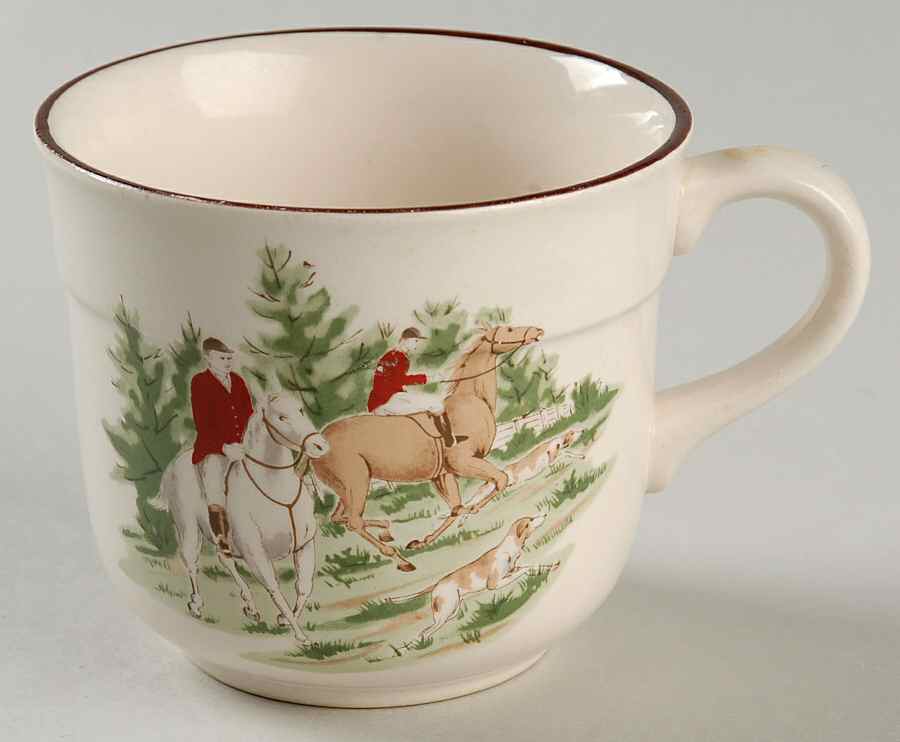 Tally Ho (Smooth) Flat Cup by Arklow-1