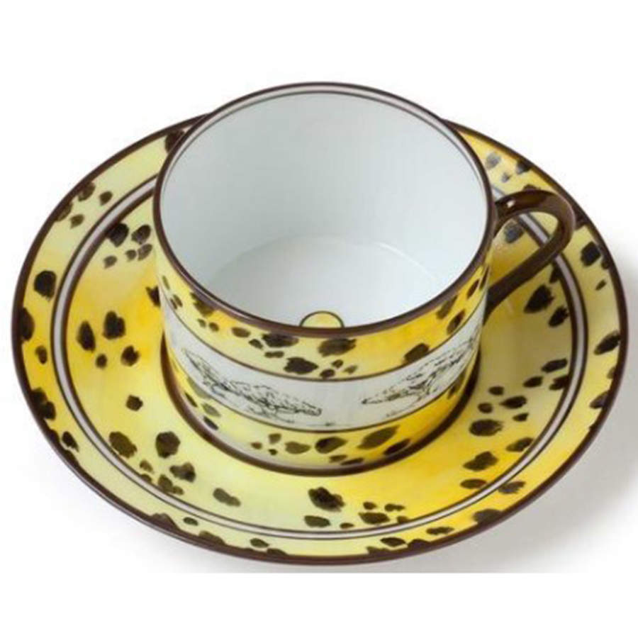Savanna Flat Cup & Saucer Set by Alberto Pinto-1