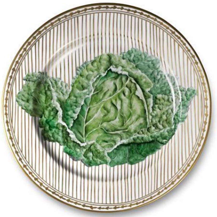 Potager Gold Service Plate (Charger) by Alberto Pinto-1