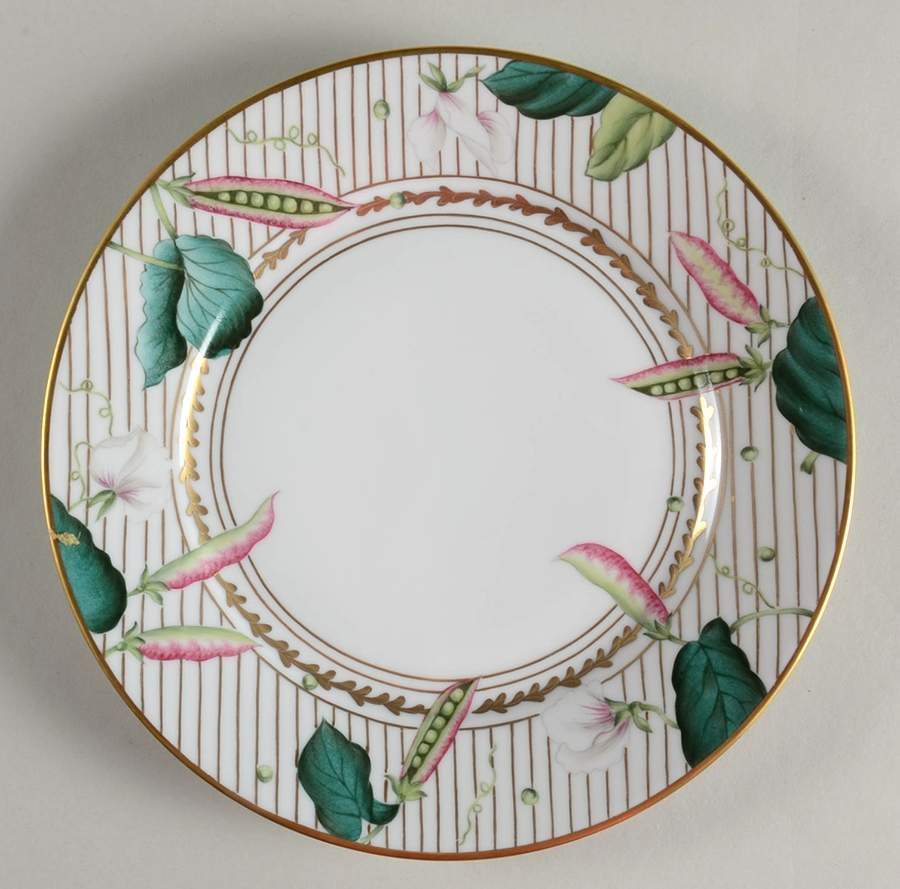 Potager Gold Salad/Dessert Plate by Alberto Pinto-1