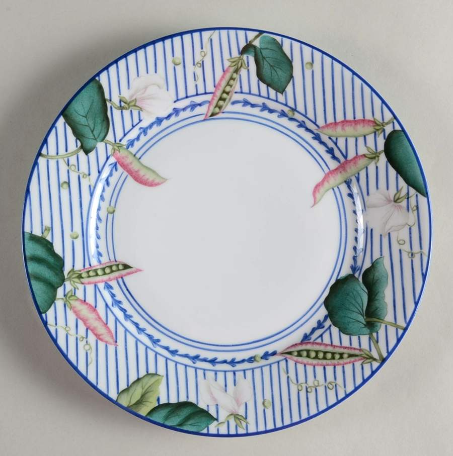 Potager Blue Salad/Dessert Plate by Alberto Pinto-1