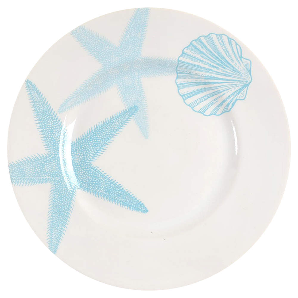 Coastal Life Blue Salad Plate by 222 Fifth (PTS)-1