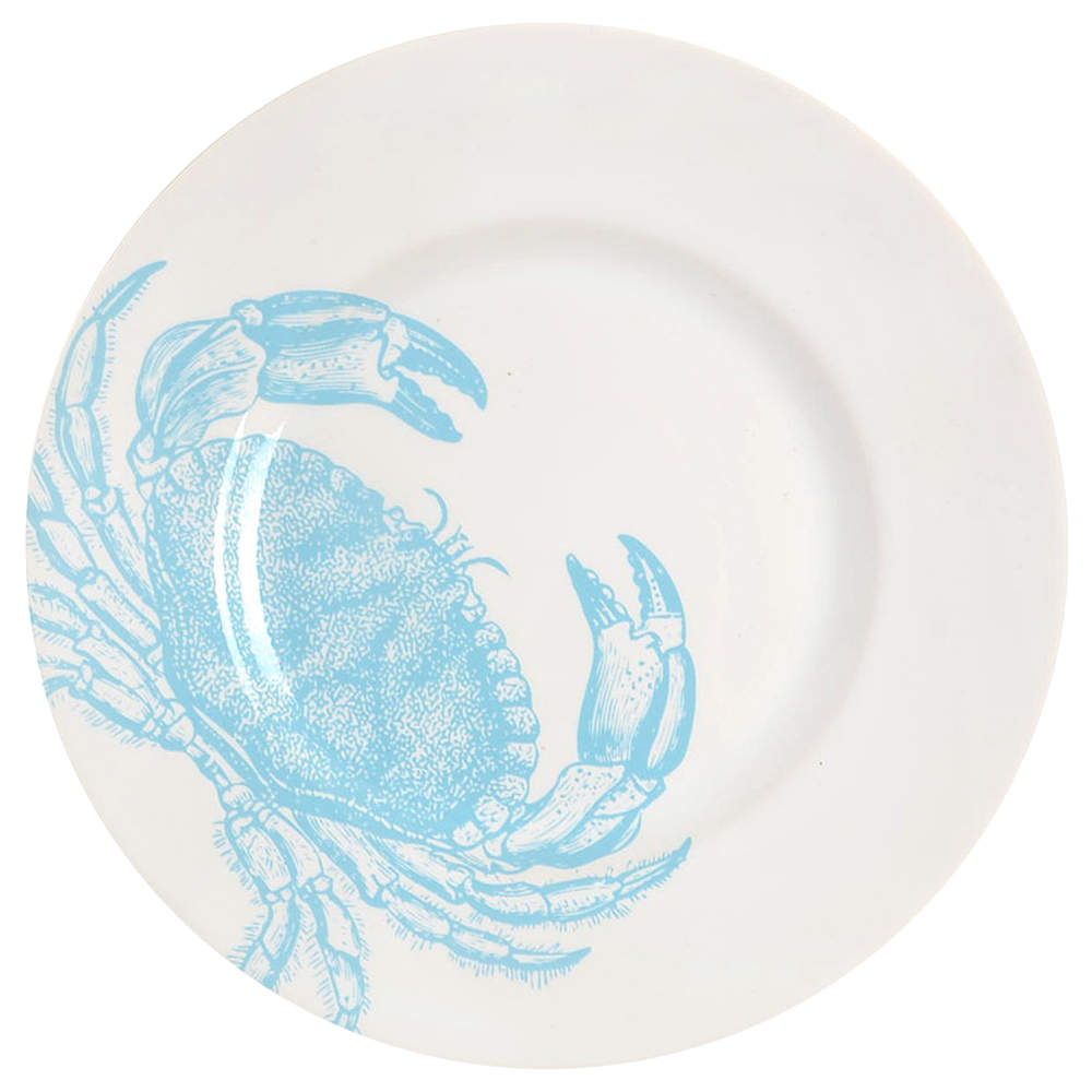 Coastal Life Blue Salad Plate by 222 Fifth (PTS)-1