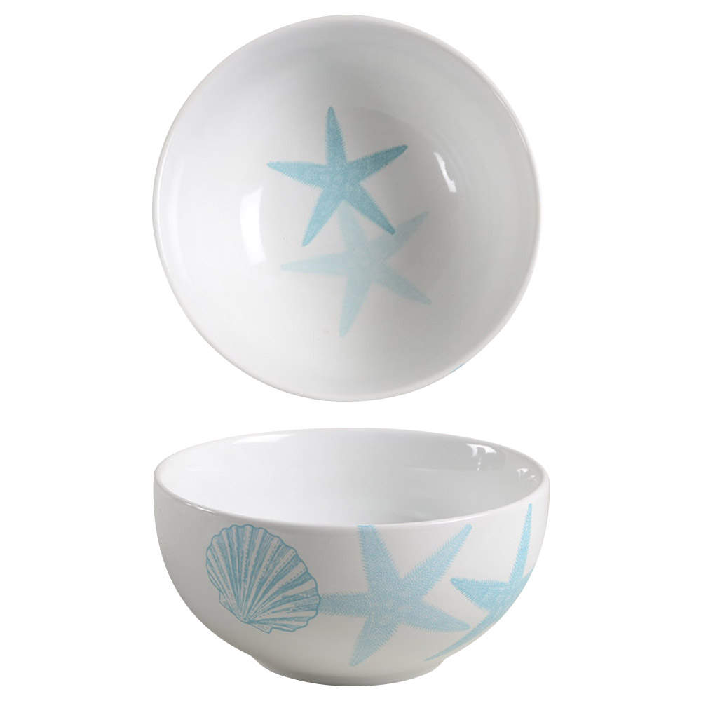 Coastal Life Blue Soup/Cereal Bowl by 222 Fifth (PTS)-1