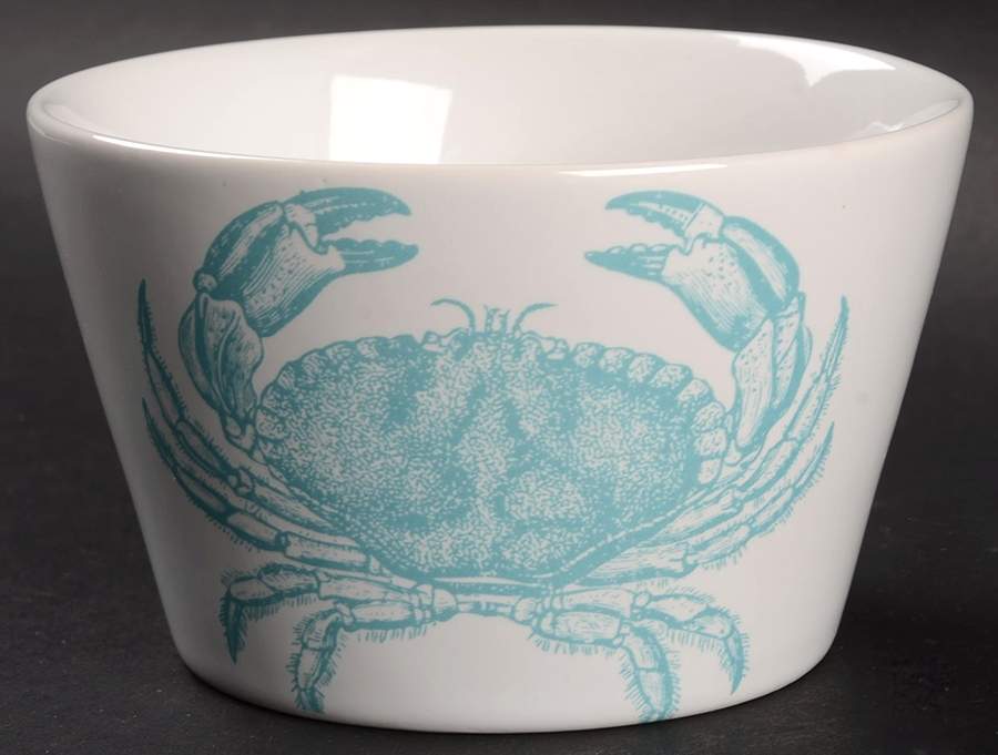 Coastal Life Blue Individual Appetizer Bowl by 222 Fifth (PTS)-1