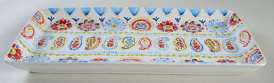 Meriweather 13" Rectangular Serving Platter by 222 Fifth (PTS)-1