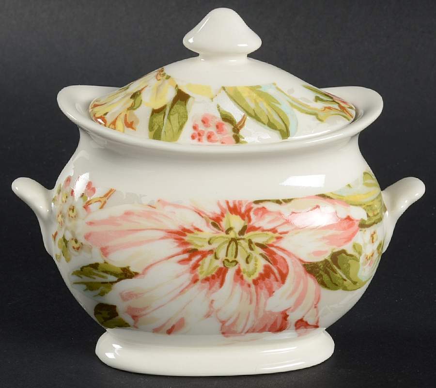 Ellis Sugar Bowl & Lid by 222 Fifth (PTS)-1