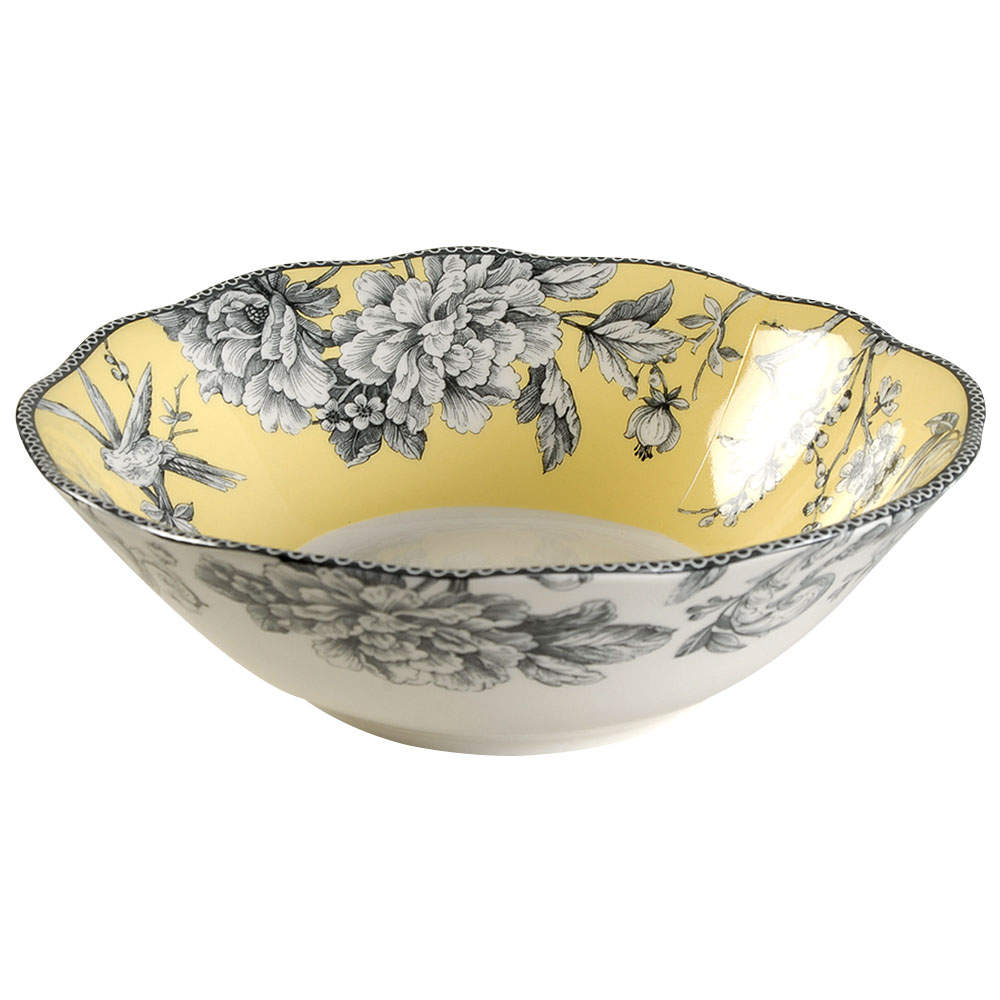 Adelaide Yellow 10" Round Serving Bowl by 222 Fifth (PTS)-1