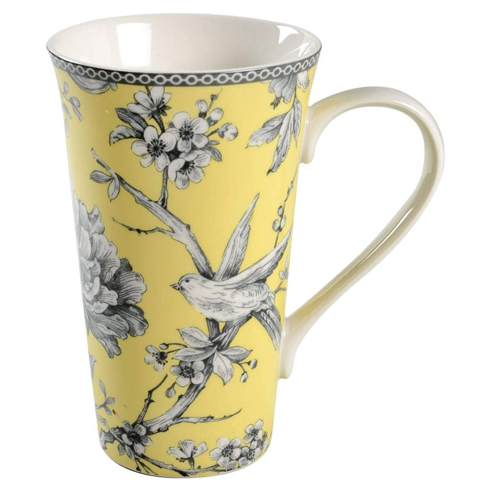 Adelaide Yellow Latte Mug by 222 Fifth (PTS)-1