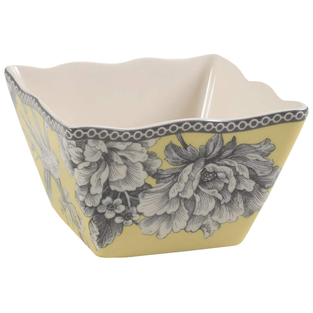 Adelaide Yellow Individual Square Appetizer Bowl by 222 Fifth (PTS)-1