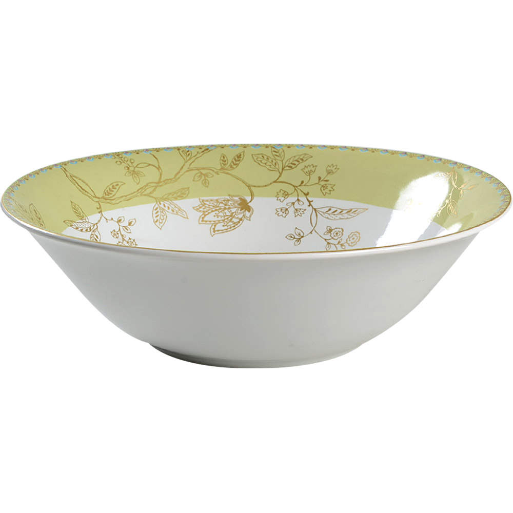Peacock Garden 10" Round Serving Bowl by 222 Fifth (PTS)-1