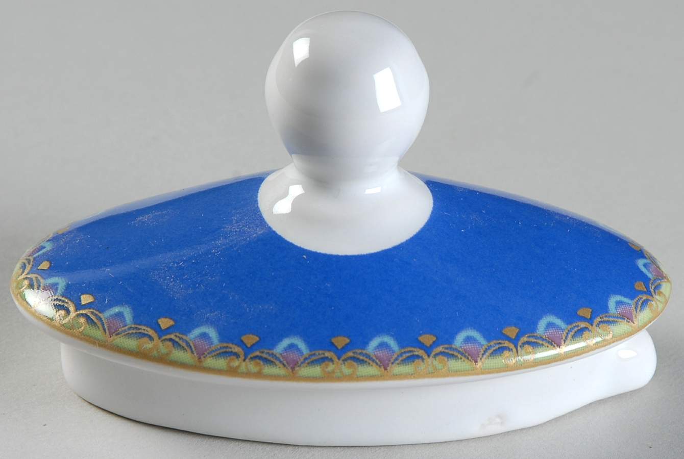 Peacock Garden Lid for Teapot by 222 Fifth (PTS)-1