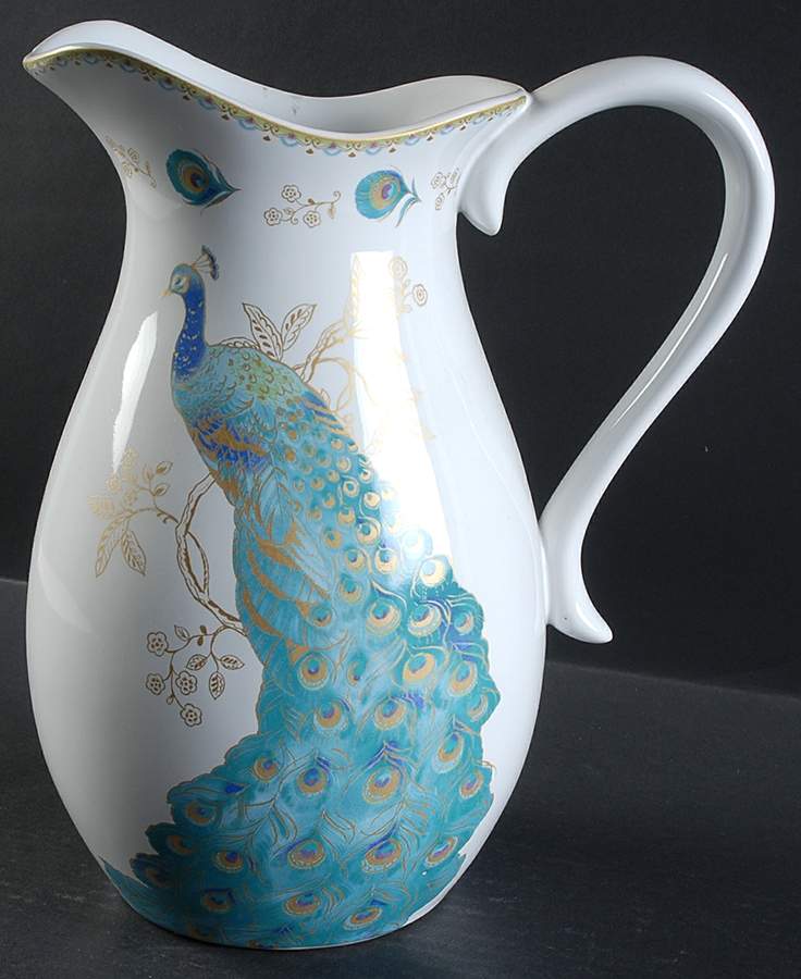 Peacock Garden 96 Oz Pitcher by 222 Fifth (PTS)-1