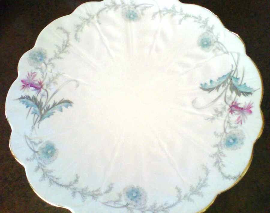 Wayside (Crocus) Luncheon Plate by John  Aynsley & Sons-1
