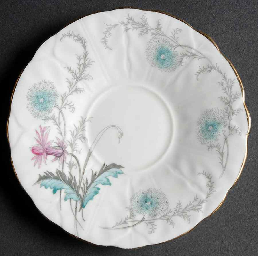 Wayside (Crocus) Saucer by John  Aynsley & Sons-1