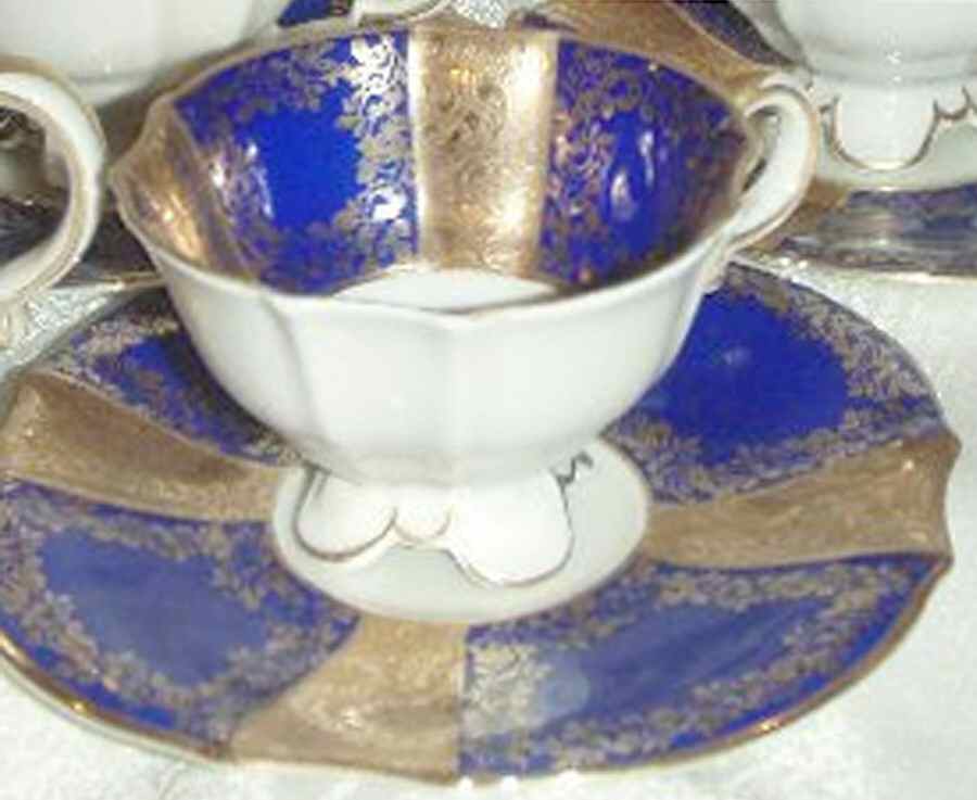 107 Footed Cup & Saucer Set by Alka-1