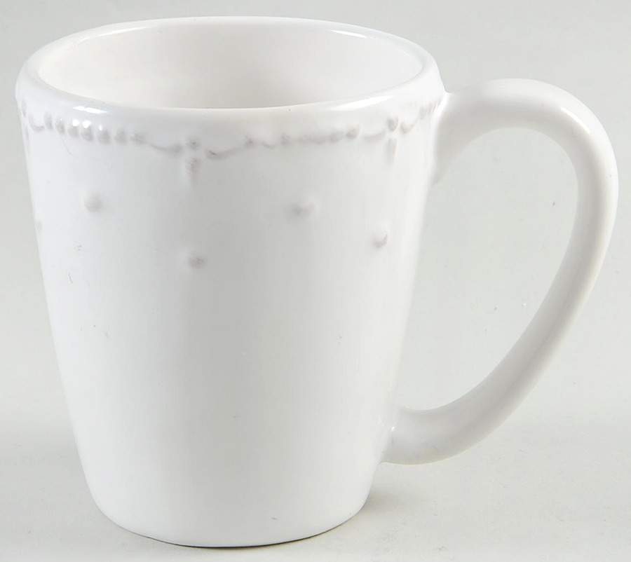 Genevieve White Mug by American Atelier-1