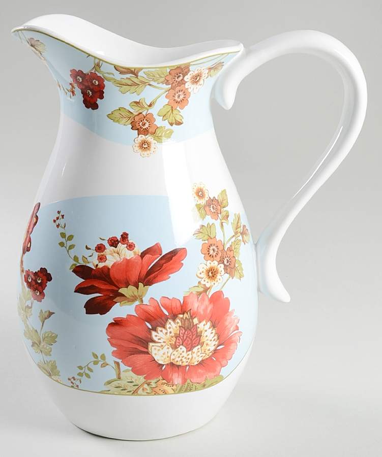 Spring Botanicals 96 Oz Pitcher by 222 Fifth (PTS)-1