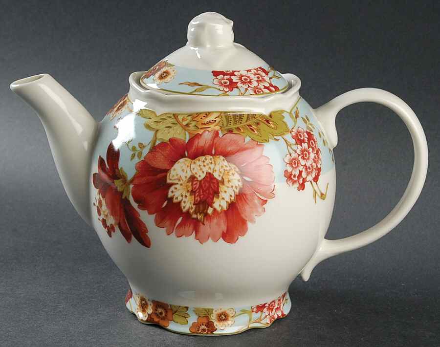 Spring Botanicals Teapot & Lid by 222 Fifth (PTS)-1