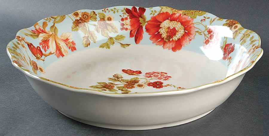 Spring Botanicals 13" Pasta Serving Bowl by 222 Fifth (PTS)-1