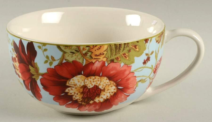 Spring Botanicals Soup Mug by 222 Fifth (PTS)-1